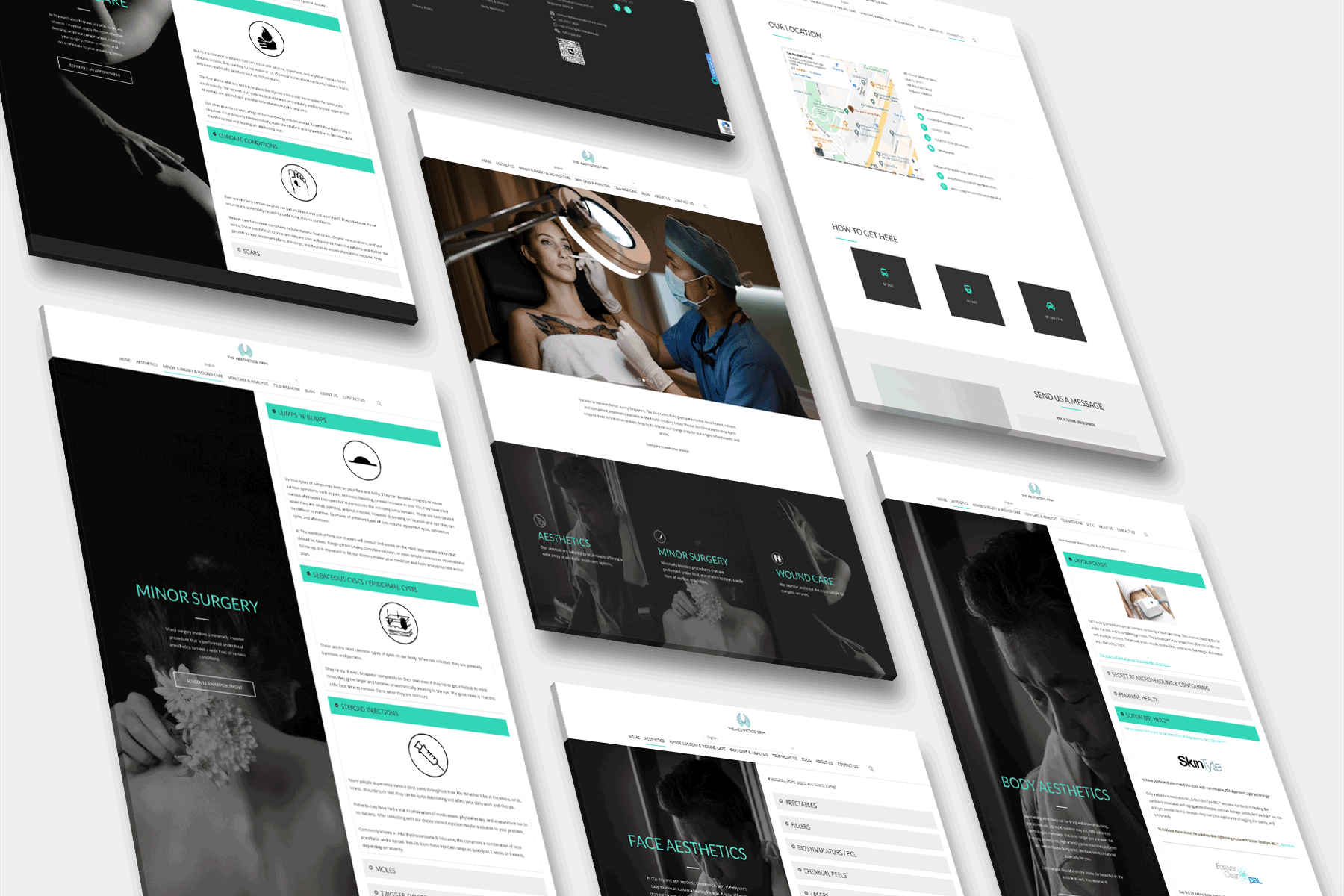 Aquila Medical – Mockups